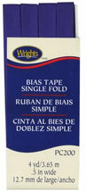 Single Fold Bias Tape Yale- Wrights 117200078
