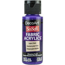 SoSoft Fabric Acrylic Paint 2oz Dioxazine Purple DSS2OZ-32
