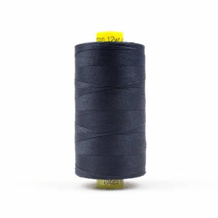 Spagetti Solid 12wt Cotton 400m-Soft Black SP4-201