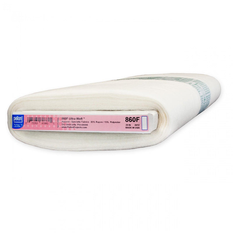 Stabilzer Ultra Weft Fusible Pellon 20in Wide - 860FP-NAT