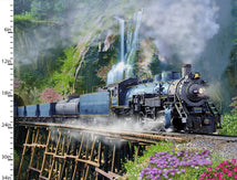 Steam In The Spring-36" LargeTrain Panel 18714-PANEL