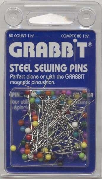Steel Pin for Grabbits Size 28 - 1 1/2in 80ct