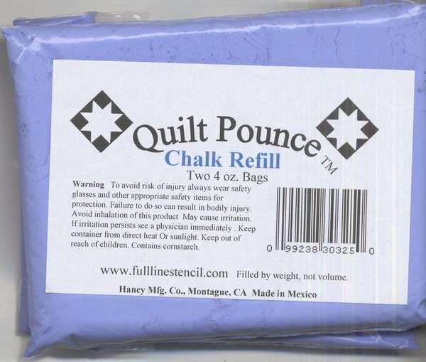 Stencil Chalk Refill for Quilt Pounce Pad Blue Q7R