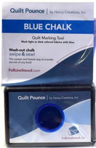 Stencil Chalk Transfer Quilt Pounce Pad Blue QPB