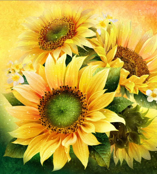 Sunny Day 60" Sunflower Panel OA-586741
