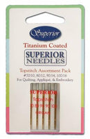 Superior Totpstitch Machine Needle Assortment Pack 5ct - 132ASST
