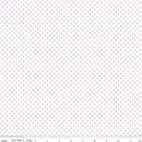 Swiss Dot On White-Hot Pink C660-70