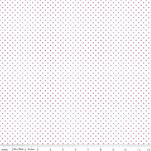 Swiss Dot On White-Hot Pink C660-70