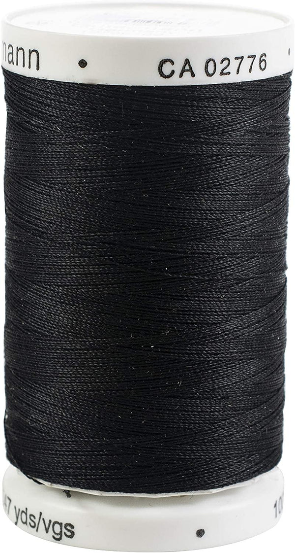 Thread Black Polyester 547YD Gutermann