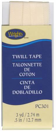 Twill Tape 1/2in Oyster 117301028