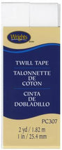 Twill Tape 1in White 117307030