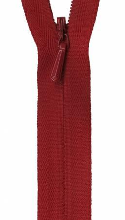 Unique Invisible Zipper 22" - Apple Red
