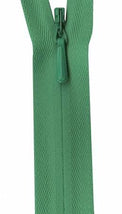 Unique Invisible Zipper 22" - Shamrock Green