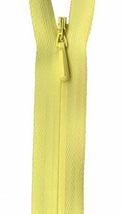 Unique Invisible Zipper 22" - Yellow