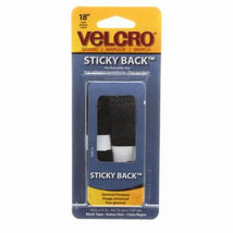 VELCRO® Brand Fastener Sticky Back Tape Black 3/4in x 18in 90078V