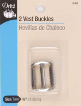 Vest Buckle Nickel 2ct 2-65