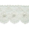 Vintage Roses W/Pearl Bridal Lace Trim 1-5/8" IR7050WH - White