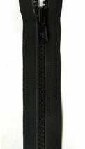 Vislon 1-Way Separating Zipper 14in Black VSP14-580