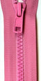 Vislon 1-Way Separating Zipper 22in Holiday Pink VSP22-515