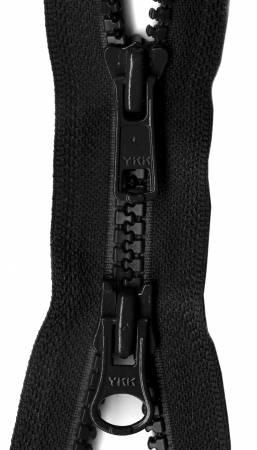 Vislon 2-Way Separating Zipper 26" - Black