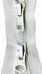 Vislon 2-Way Separating Zipper 26in White V2W26-501