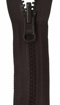 Vislon Reversible Separating Zipper 18in Sable VRS18-570