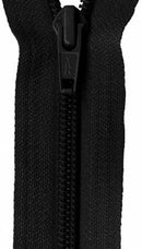 Vislon Robe Zipper 30in Black VRZ30-580
