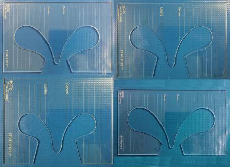 Feather Template Set Low Shank WT-FS4-LS