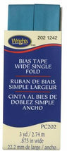 Wide Single Fold Bias Tape 3yd Mediterranean 1172021242