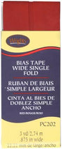 Wide Single Fold Bias Tape Red-  117202065
