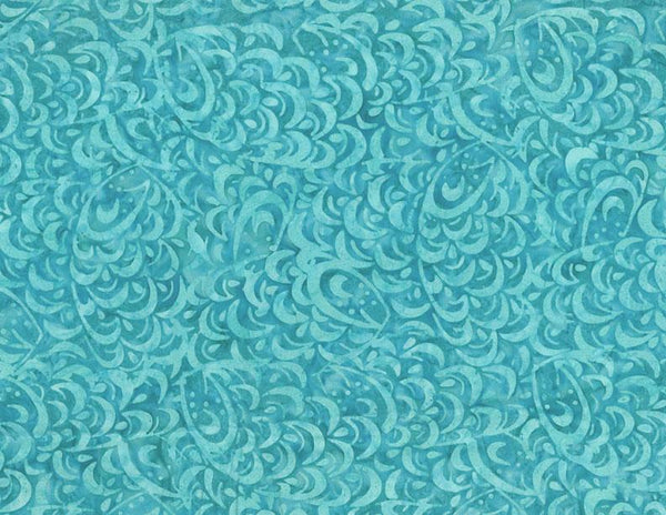 Wilmington Batiks-Stacked Feathers Pale Blue 1400-22272-404