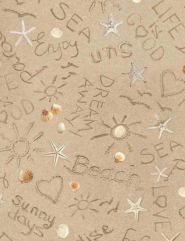 Writing On Sand-Sand BEACH-C1234-SAND