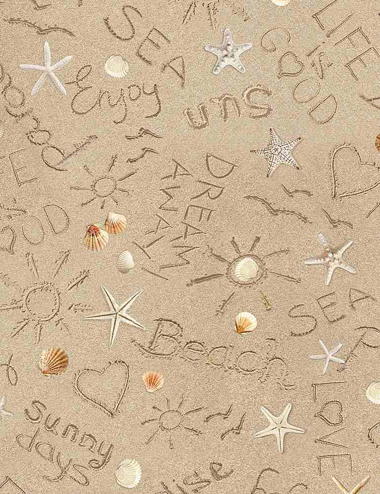 Writing On Sand-Sand BEACH-C1234-SAND