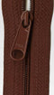 Ziplon Closed Bottom Zipper14" - Dark Rust - 04-14236