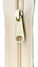 Ziplon Closed Bottom Zipper9" - Cream - 04-09801