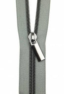 Zippers By The Yard Grey Tape