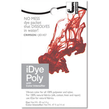 iDye 14g pkg Natural - Crimson Fabric Dye