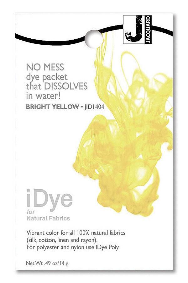 iDye 14g pkg Natural Bright Yellow Fabric Dye
